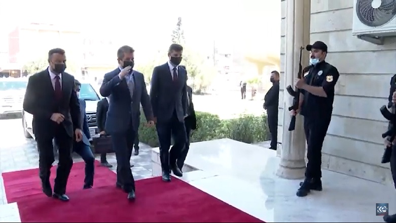 مسرور بارزانی از شهر سیمیل بازدید کرد